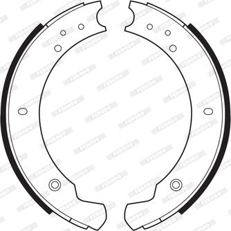 Ferodo FSB365 - Brake Shoe Set autospares.lv