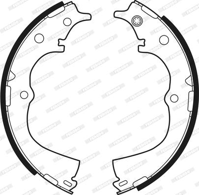 Ferodo FSB324 - Brake Shoe Set autospares.lv