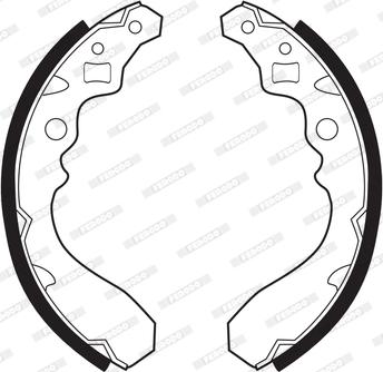 Ferodo FSB328 - Brake Shoe Set autospares.lv