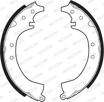 Ferodo FSB267 - Brake Shoe Set autospares.lv