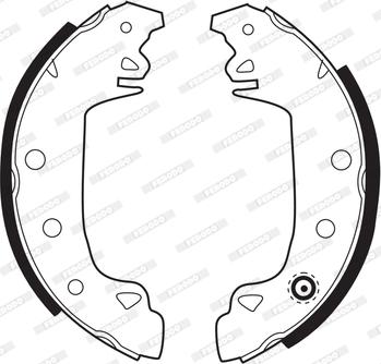 Ferodo FSB209 - Brake Shoe Set autospares.lv