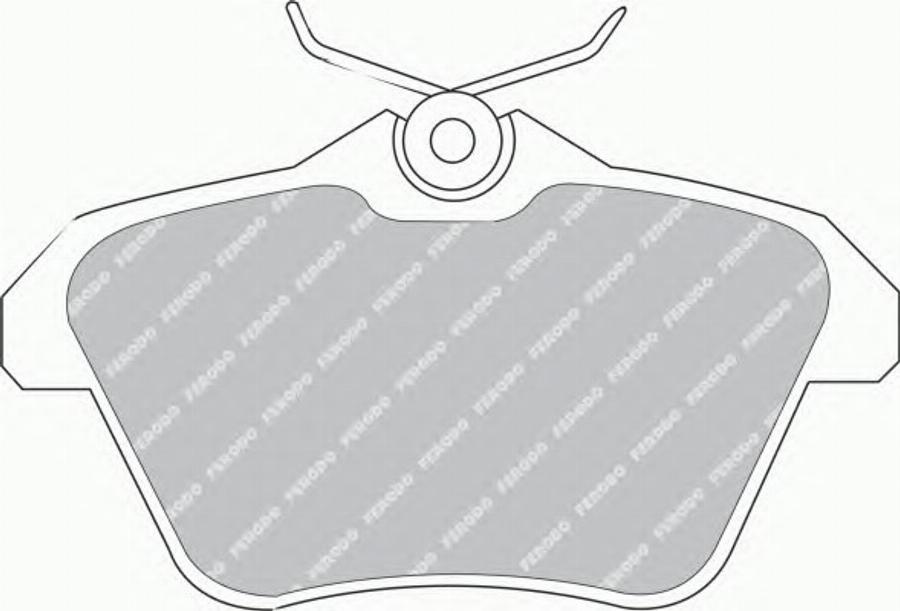 Ferodo FSL995 - Brake Pad Set, disc brake autospares.lv