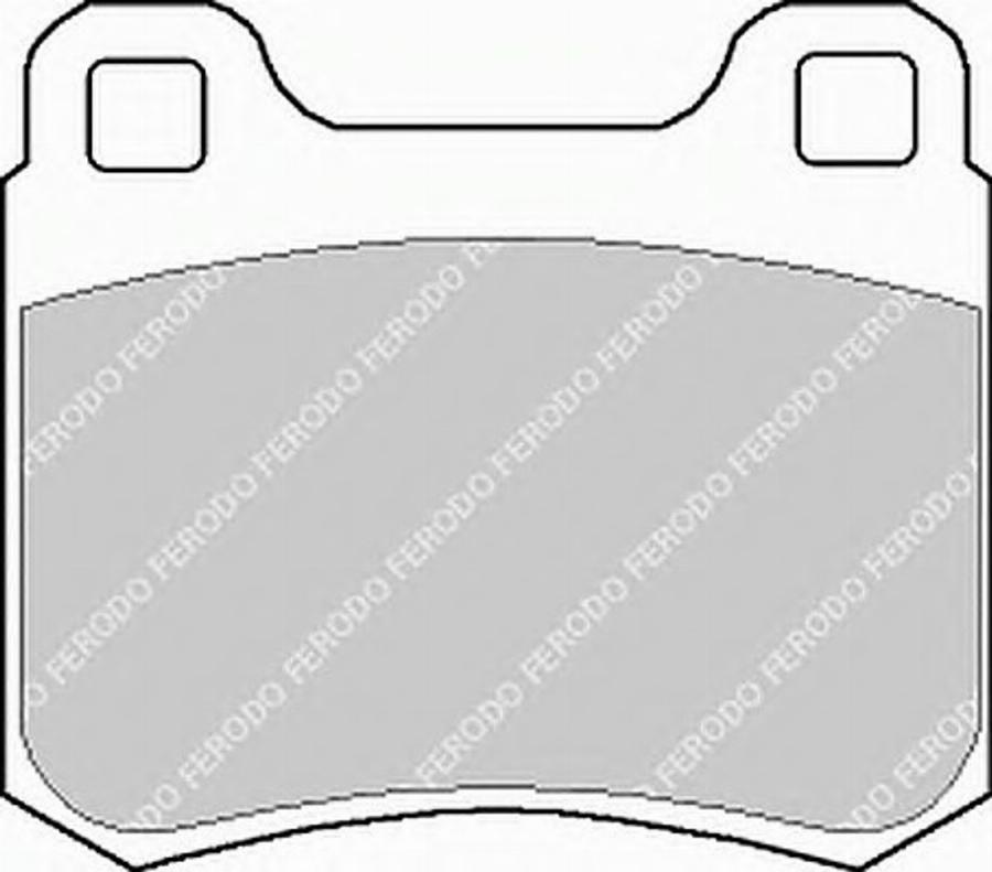 Ferodo FSL979 - Brake Pad Set, disc brake autospares.lv