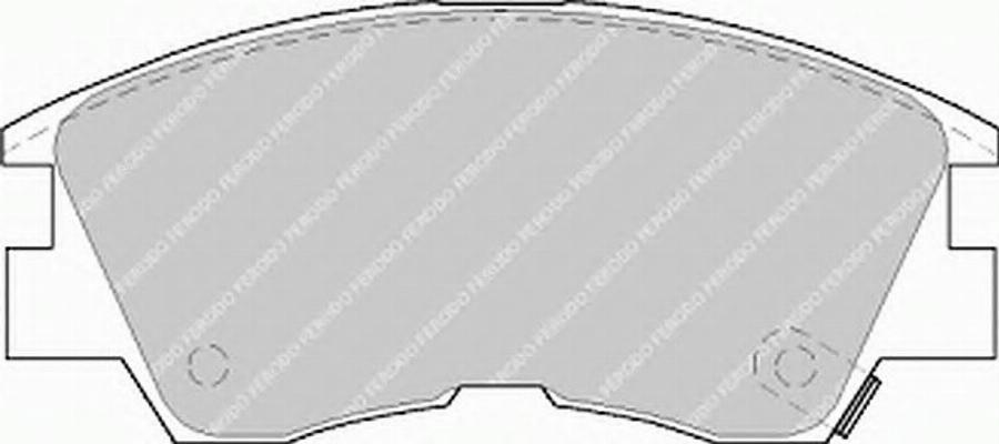 Ferodo FSL556 - Brake Pad Set, disc brake autospares.lv