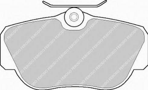 Ferodo FSL669 - Brake Pad Set, disc brake autospares.lv