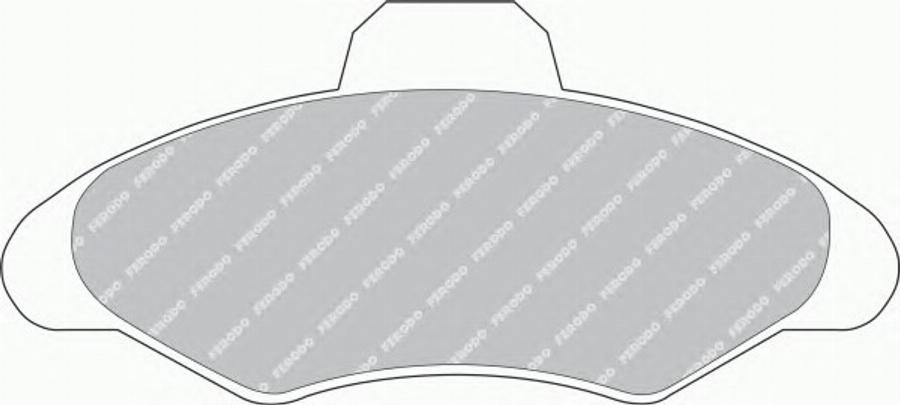 Ferodo FSL617 - Brake Pad Set, disc brake autospares.lv