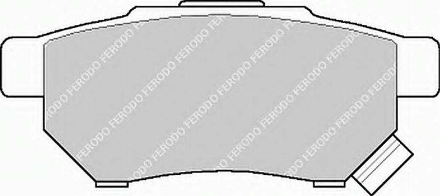 Ferodo FSL621 - Brake Pad Set, disc brake autospares.lv