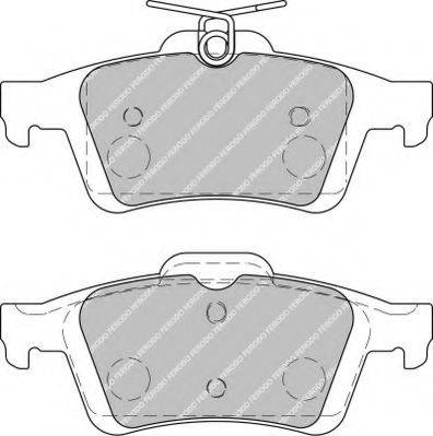 Ferodo FSL1931 - Brake Pad Set, disc brake autospares.lv