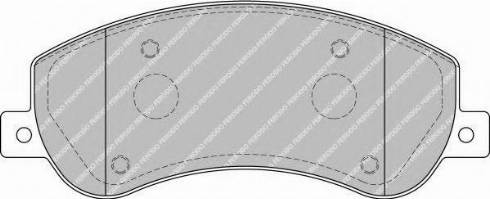 Ferodo FSL1928 - Brake Pad Set, disc brake autospares.lv