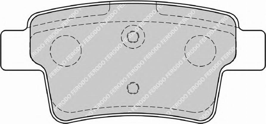 Ferodo FSL1973 - Brake Pad Set, disc brake autospares.lv