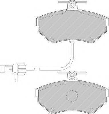 Ferodo FSL1451 - Brake Pad Set, disc brake autospares.lv