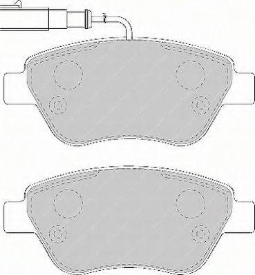 Ferodo FSL1466 - Brake Pad Set, disc brake autospares.lv