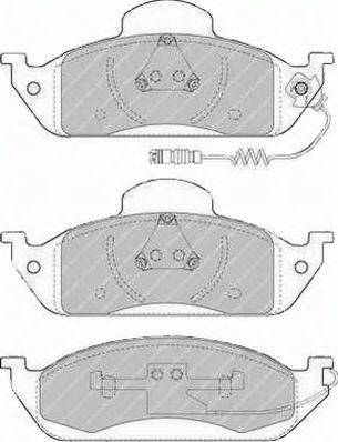 Ferodo FSL1400 - Brake Pad Set, disc brake autospares.lv