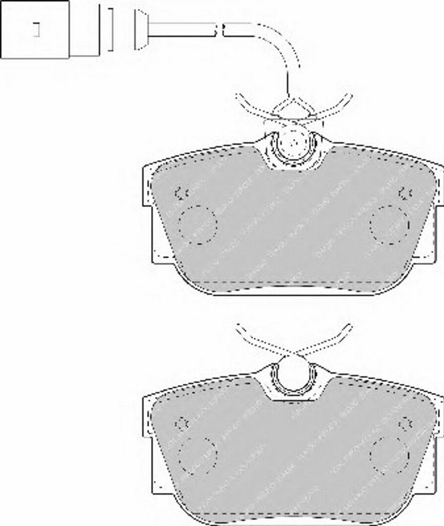 Ferodo FSL1482 - Brake Pad Set, disc brake autospares.lv