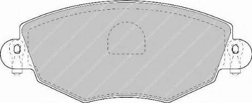 Ferodo FSL1425 - Brake Pad Set, disc brake autospares.lv