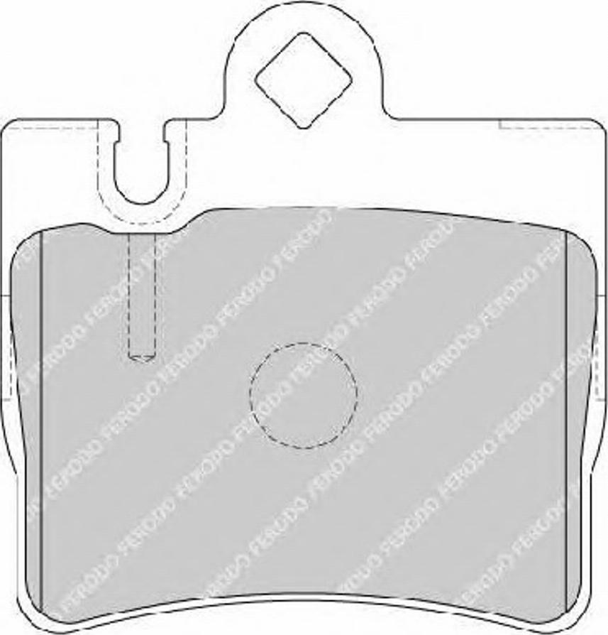 Ferodo FSL1427 - Brake Pad Set, disc brake autospares.lv