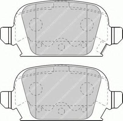 Ferodo FSL1472 - Brake Pad Set, disc brake autospares.lv