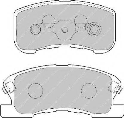 Ferodo FSL1501 - Brake Pad Set, disc brake autospares.lv