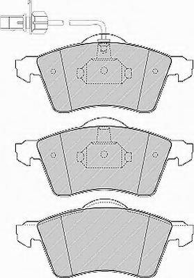 Ferodo FSL1518 - Brake Pad Set, disc brake autospares.lv