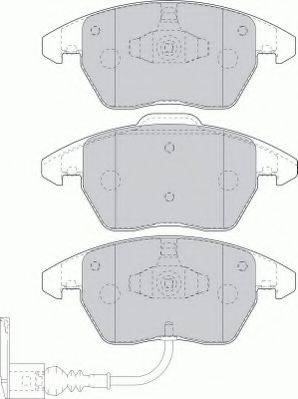 Ferodo FSL1641 - Brake Pad Set, disc brake autospares.lv