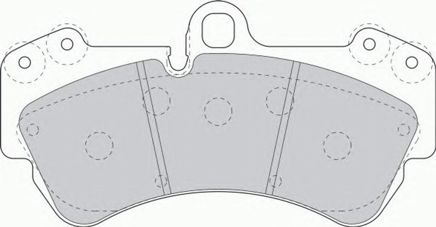 Ferodo FSL1625 - Brake Pad Set, disc brake autospares.lv