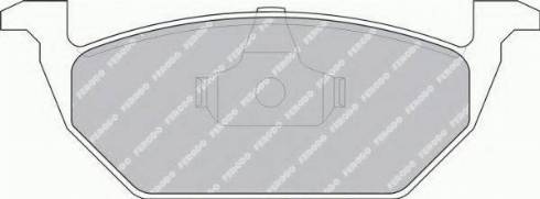 Ferodo FSL1094 - Brake Pad Set, disc brake autospares.lv