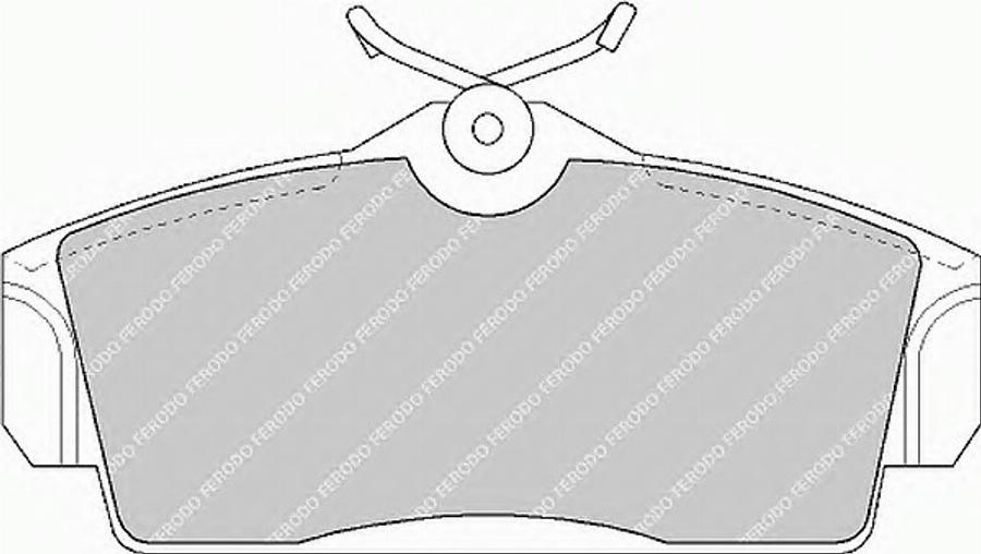 Ferodo FSL1096 - Brake Pad Set, disc brake autospares.lv