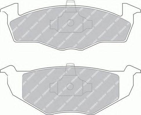 Ferodo FSL1054 - Brake Pad Set, disc brake autospares.lv