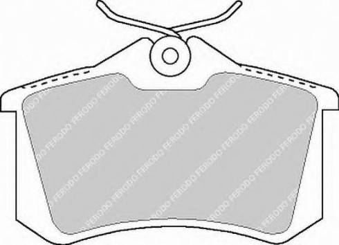 Ferodo FSL1083 - Brake Pad Set, disc brake autospares.lv