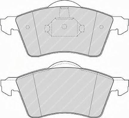 Ferodo FSL1163 - Brake Pad Set, disc brake autospares.lv