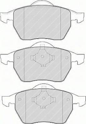 Ferodo FSL1167 - Brake Pad Set, disc brake autospares.lv