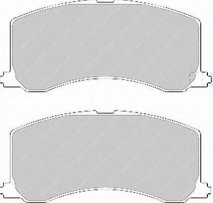 Ferodo FSL1100 - Brake Pad Set, disc brake autospares.lv