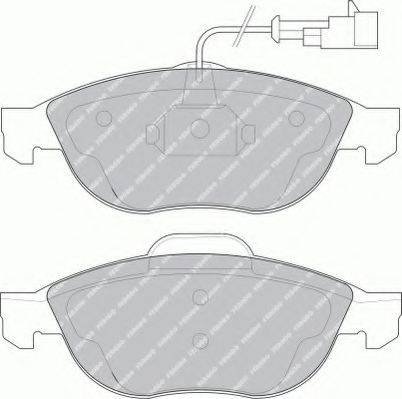 Ferodo FSL1134 - Brake Pad Set, disc brake autospares.lv