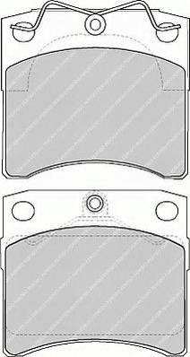 Ferodo FSL1131 - Brake Pad Set, disc brake autospares.lv