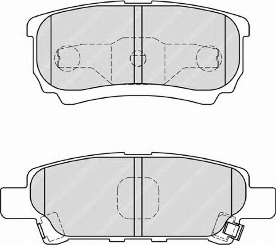 Ferodo FSL1839 - Brake Pad Set, disc brake autospares.lv