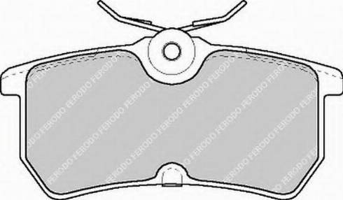 Ferodo FSL1319 - Brake Pad Set, disc brake autospares.lv