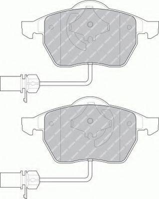 Ferodo FSL1323 - Brake Pad Set, disc brake autospares.lv