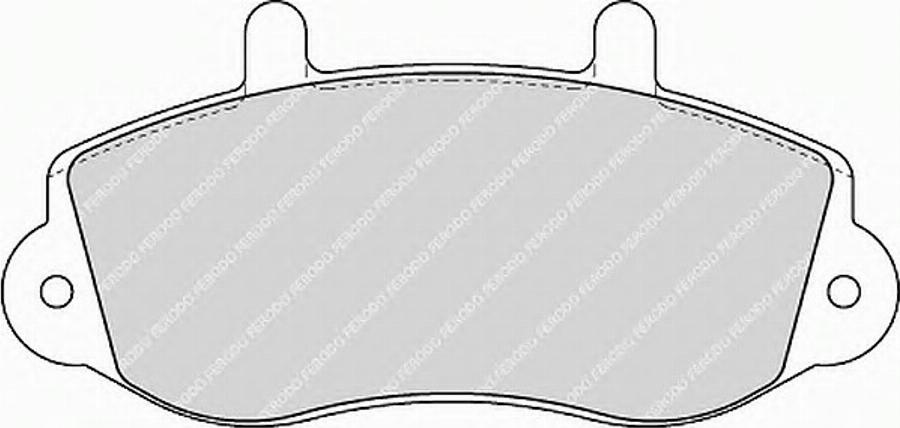 Ferodo FSL1292 - Brake Pad Set, disc brake autospares.lv