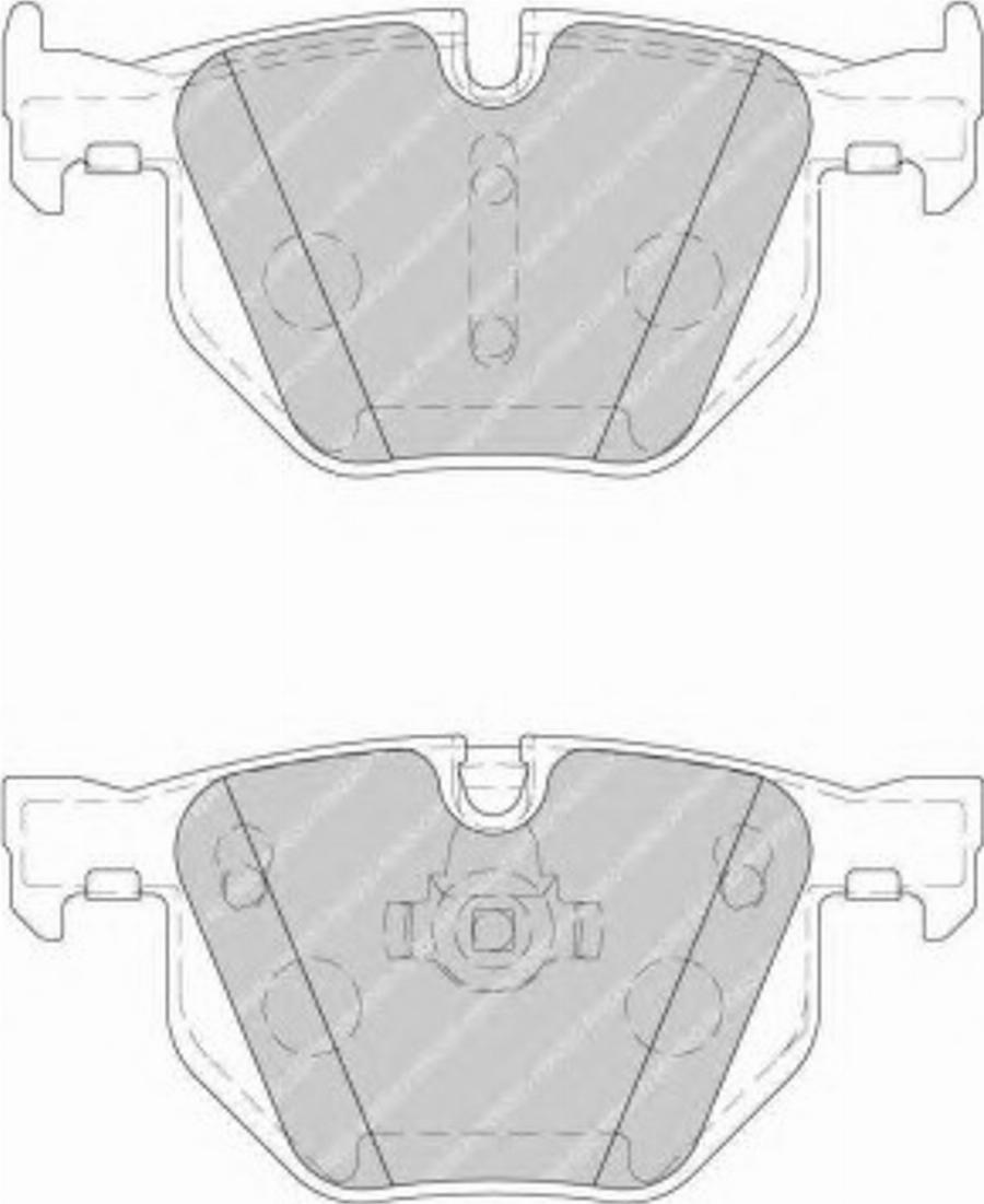 Ferodo FSL1748 - Brake Pad Set, disc brake autospares.lv