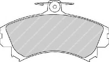 Ferodo FSL1738 - Brake Pad Set, disc brake autospares.lv