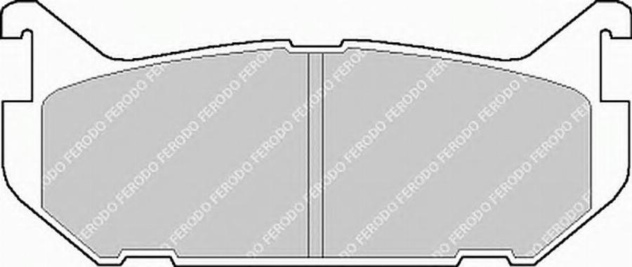 Ferodo FSL869 - Brake Pad Set, disc brake autospares.lv