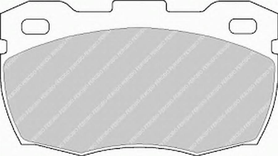 Ferodo FSL871 - Brake Pad Set, disc brake autospares.lv