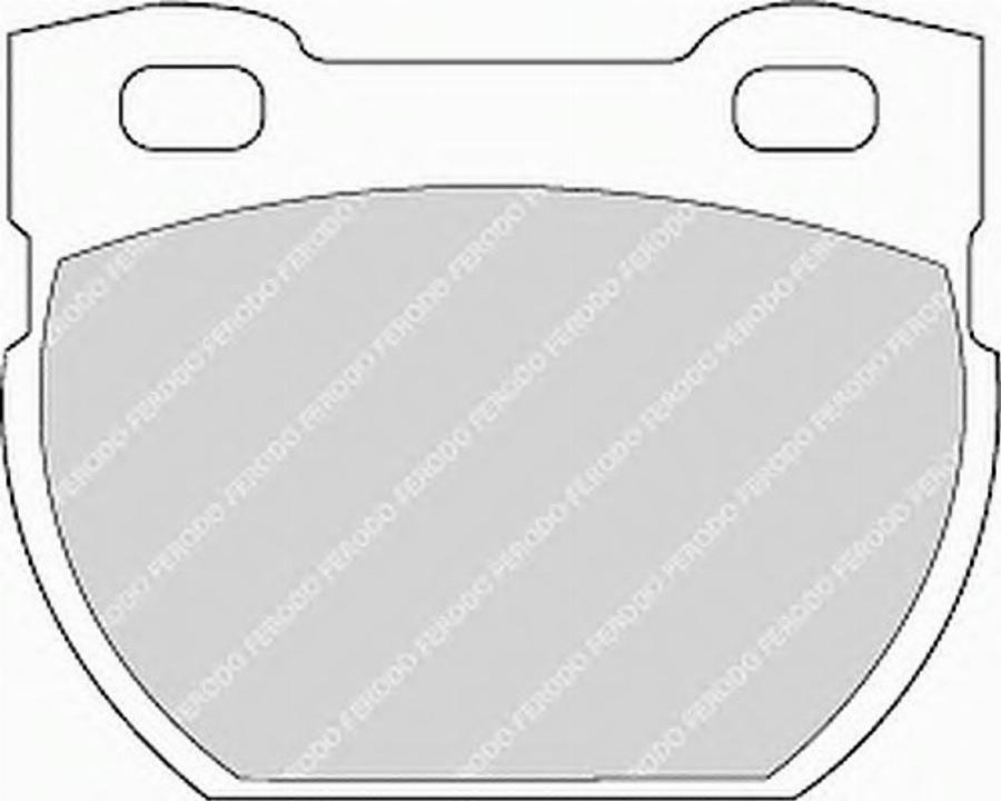 Ferodo FSL872 - Brake Pad Set, disc brake autospares.lv