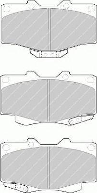 Ferodo FSL797 - Brake Pad Set, disc brake autospares.lv