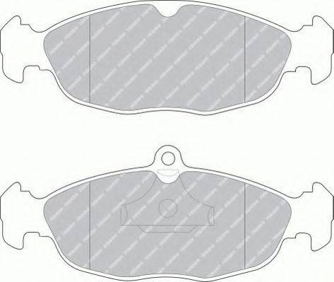 Ferodo FSL732 - Brake Pad Set, disc brake autospares.lv