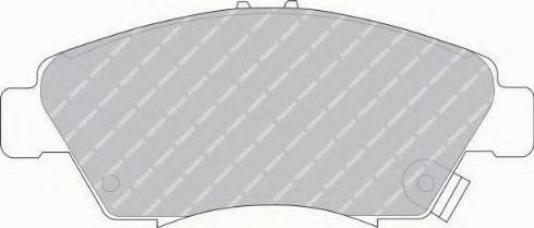 Ferodo FSL776 - Brake Pad Set, disc brake autospares.lv