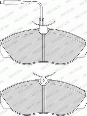 Ferodo FVR967 - Brake Pad Set, disc brake autospares.lv