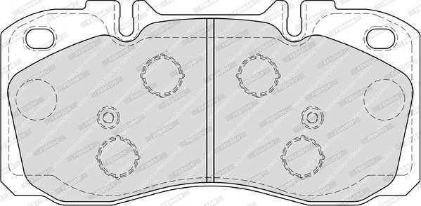 Ferodo FVR4038 - Brake Pad Set, disc brake autospares.lv