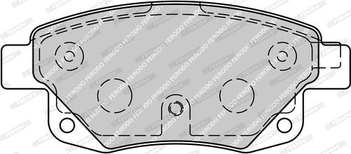 Ferodo FVR1930-D - Brake Pad Set, disc brake autospares.lv