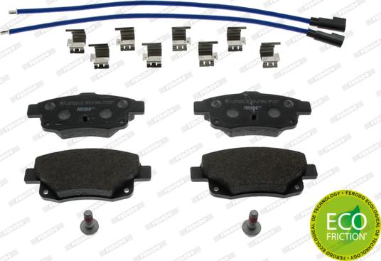 Ferodo FVR1930 - Brake Pad Set, disc brake autospares.lv